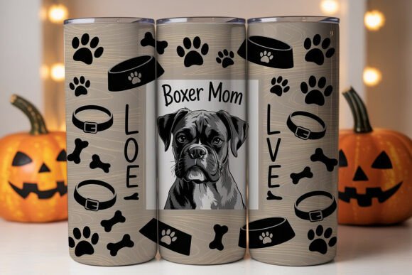 Boxer Mom 20oz Tumbler Wrap Design Review
