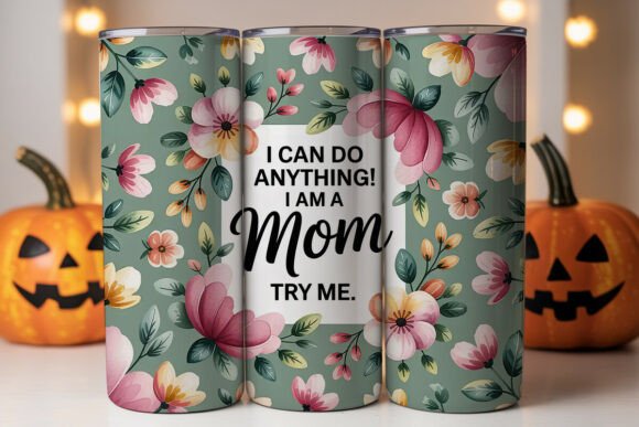 Floral Mom Tumbler Wrap 20oz: A Versatile Graphic Design Asset