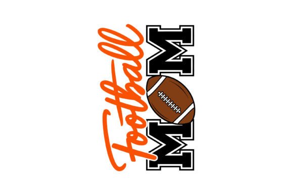 Football Mom T-Shirt Design: A Versatile Graphic for Branding and Marketing