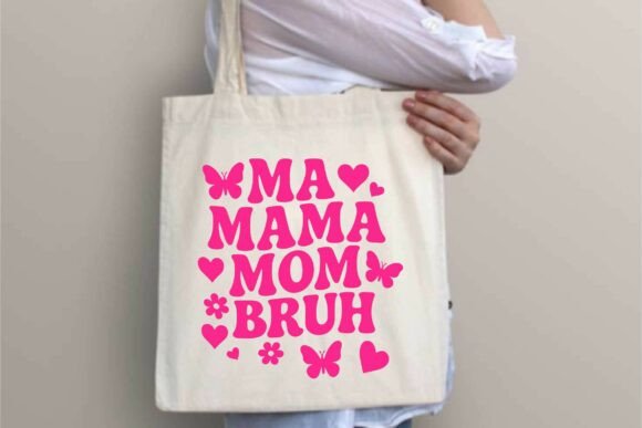 Ma Mama Mom Bruh Retro T-shirt Clipart: A Solid Graphic Design Asset for Creative Sellers