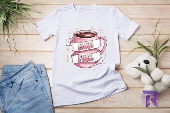 Mom Fuel Coffee Mug Mother s Day PNG: A Versatile Graphic for Local Branding
