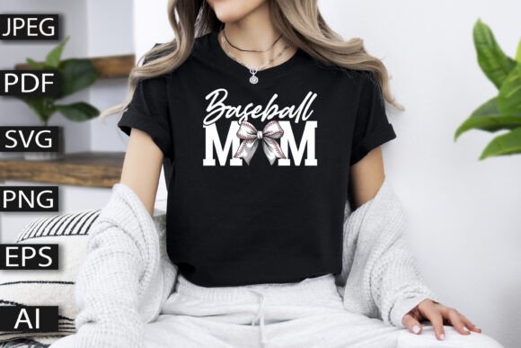 Proud Baseball Mom Graphics for T-Shirt Designs: A Publisher’s Perspective