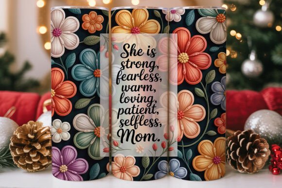 She is Mom Floral Tumbler Wrap: A Brand Designer’s Practical Take